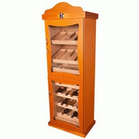 Элегантный шкаф для вина и сигар Teak классического дизайна