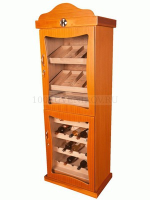 Фото Элегантный шкаф для вина и сигар Teak классического дизайна «House Design»