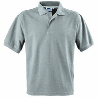 Рубашка-поло "Cotton", серый стальной, XL