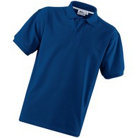 Рубашка-поло "Cotton", синий классический, L