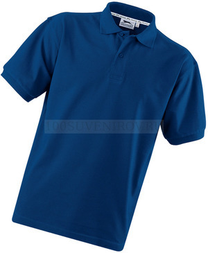 Фото Рубашка-поло "Cotton" (синий классический) L