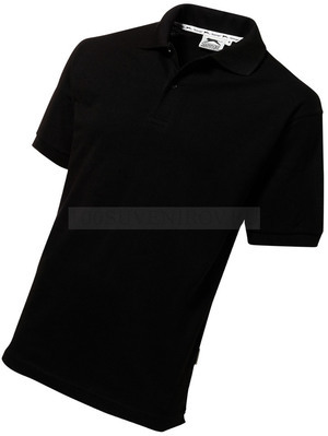 Фото Рубашка-поло "Cotton" (черный) 2XL