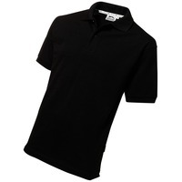 Рубашка-поло "Cotton", черный, XL