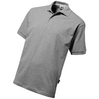 Рубашка-поло "Cotton", серый, 2XL