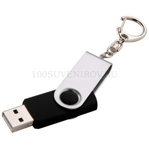Фото Черная USB-флеш-карта из пластика на 8 Гб
