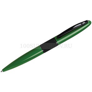 Фото STREETRACER, ручка шариковая, зеленый/черный, металл