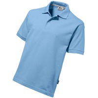 Рубашка-поло "Cotton", голубой, L