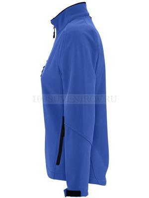 Фото Куртка женская на молнии ROXY 340 ярко-синяя «Sols», S–L