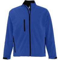 Весенняя камуфляжная куртка мужская на молнии RELAX 340 ярко-синяя