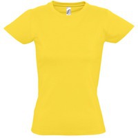 Красивая футболка женская IMPERIAL 190, желтая