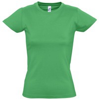 Фото Футболка женская IMPERIAL 190, ярко зеленая, люксовый бренд Солс