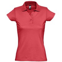 Рубашка поло женская PRESCOTT 170, красная