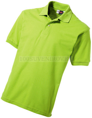 Фото Рубашка поло "Boston" мужская зелёное яблоко, XL