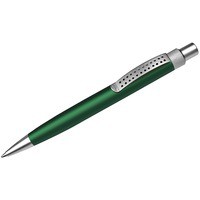 Ручка шариковая металлическая S, зеленый/ хром