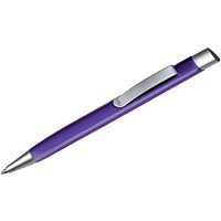 Ручка фиолетовая из металла TRIANGULAR треугольной формы
