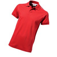 Классическая мужская рубашка поло Backhand мужская красный/белый