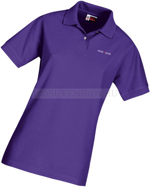 Фото Рубашка поло "Boston" женская фиолетовый, XL