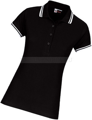 Фото Рубашка поло "Erie" женская чёрный (черный) XL