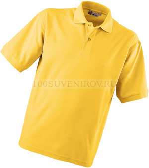 Фото Рубашка поло "Boston" мужская жёлтый (желтый) XL