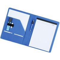 Папка для документов с блокнотом, черный/синий
