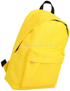 Фото Рюкзак с 1 отделением и внешним передним карманом (желтый, черный)