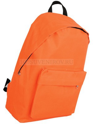 Фото Рюкзак с 1 отделением и внешним передним карманом (оранжевый, черный)