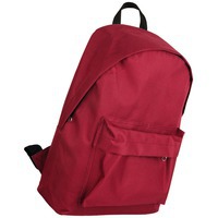 Рюкзак с 1 отделением и внешним передним карманом, бордовый/черный