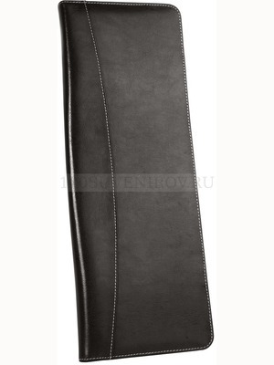Фото Чехол для галстуков Alessandro Venanzi (Алессандро Венанзи) кожаный черный