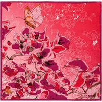 Платок шелковый розовый Ungaro Унгаро Casoria