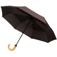 Зонт складной коричневый из дерева UNIT CLASSIC