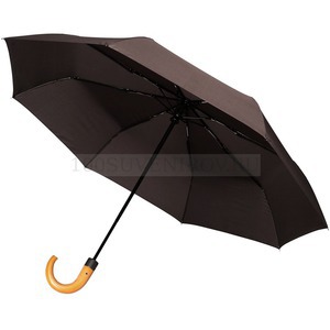 Фото Складной зонт коричневый из дерева UNIT CLASSIC