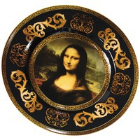 Подарочный набор Коллекция Лувра Мона Лиза: кружка (2 штуки), блюдо для сладостей и хорошие подарки