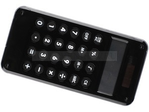 Фото Калькулятор с головоломкой «Нить Ариадны» (черный)
