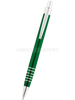 Фото Металлическая шариковая ручка "БРЕМЕН" зеленая с гравировкой