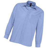 Рубашка «Baltimore», васильковый_S, 65% полиэстер, 35% хлопок, 105г/м2