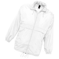 Ветровка легкая «Surf»,белый_2XL, 100% нейлон, 210Т и мужская легкая куртка
