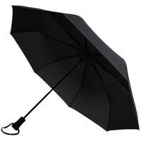 Зонт компактный черный из пластика HOGG TREK