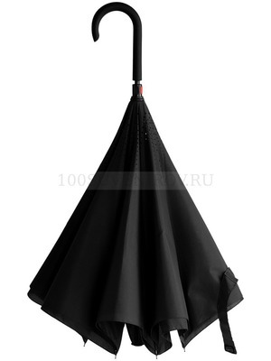Фото Оригинальный черный зонт-трость НАИЗНАНКУ Unit Style