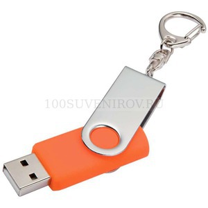 Фото Оранжевая USB-флеш-карта из металла, 8 Гб