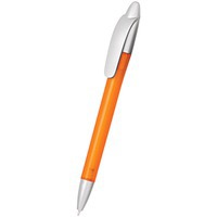 Ручка шариковая Celebrity модель Кейдж оранжевая/серебристая