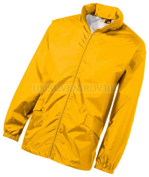 Фото Ветровка «Miami» мужская с чехлом желтый, 2XL