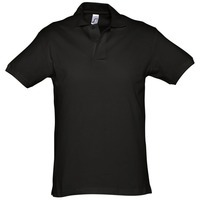 Рубашка поло мужская SPIRIT 240 черная XXL