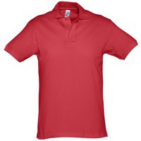 Красная классическая рубашка поло мужская SPIRIT 240 красная XXL