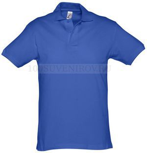 Фото Рубашка поло мужская SPIRIT 240 ярко-синяя XXL «Sols»