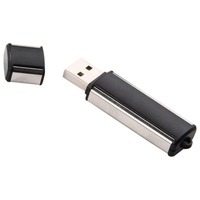 USB-флеш-карта, черная, 8 Гб и чехол для флешки