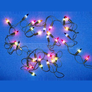 Фото Электрическая гирлянда из  35 миниатюрных ламп (разноцветный)