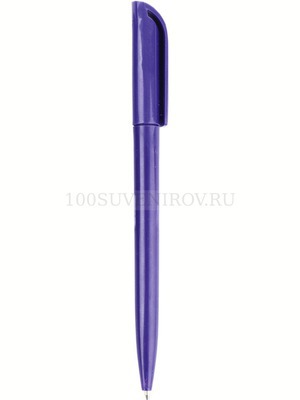 Фото Пластиковая промо-ручка шариковая МИЛЛЕНИУМ, синие чернила, d0,9 х 13,8 см (фиолетовый)