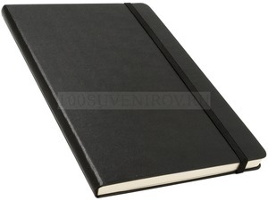 Фото Записная книжка на 80 страниц с застежкой, формат А5 (черный)