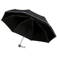 Зонт складной металлический BALMAIN механический с чехлом, 3 сложения