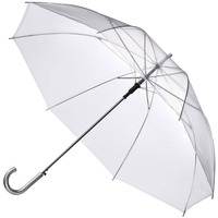 Зонт-трость плоский полуавтоматический и компактный аксессуар